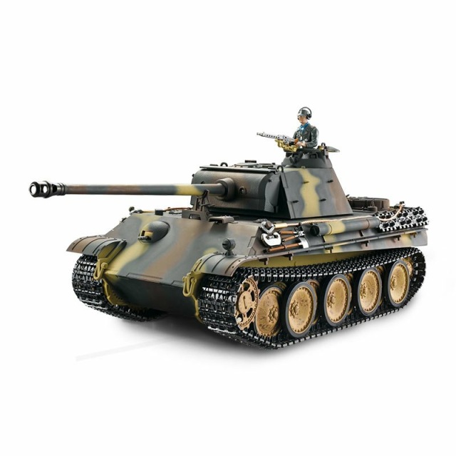 Metal rodillos heng Long Taigen TORRO tanques 1:16 Panther g Jagdpanther 